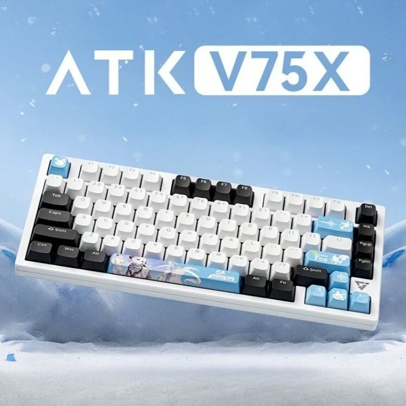 

ATK VXE V75X Wire Semi-Aluminum Mechanical Gaming Keyboard Tri-Mode Customized Full Key Hot Swap 75% Layout Keyboard