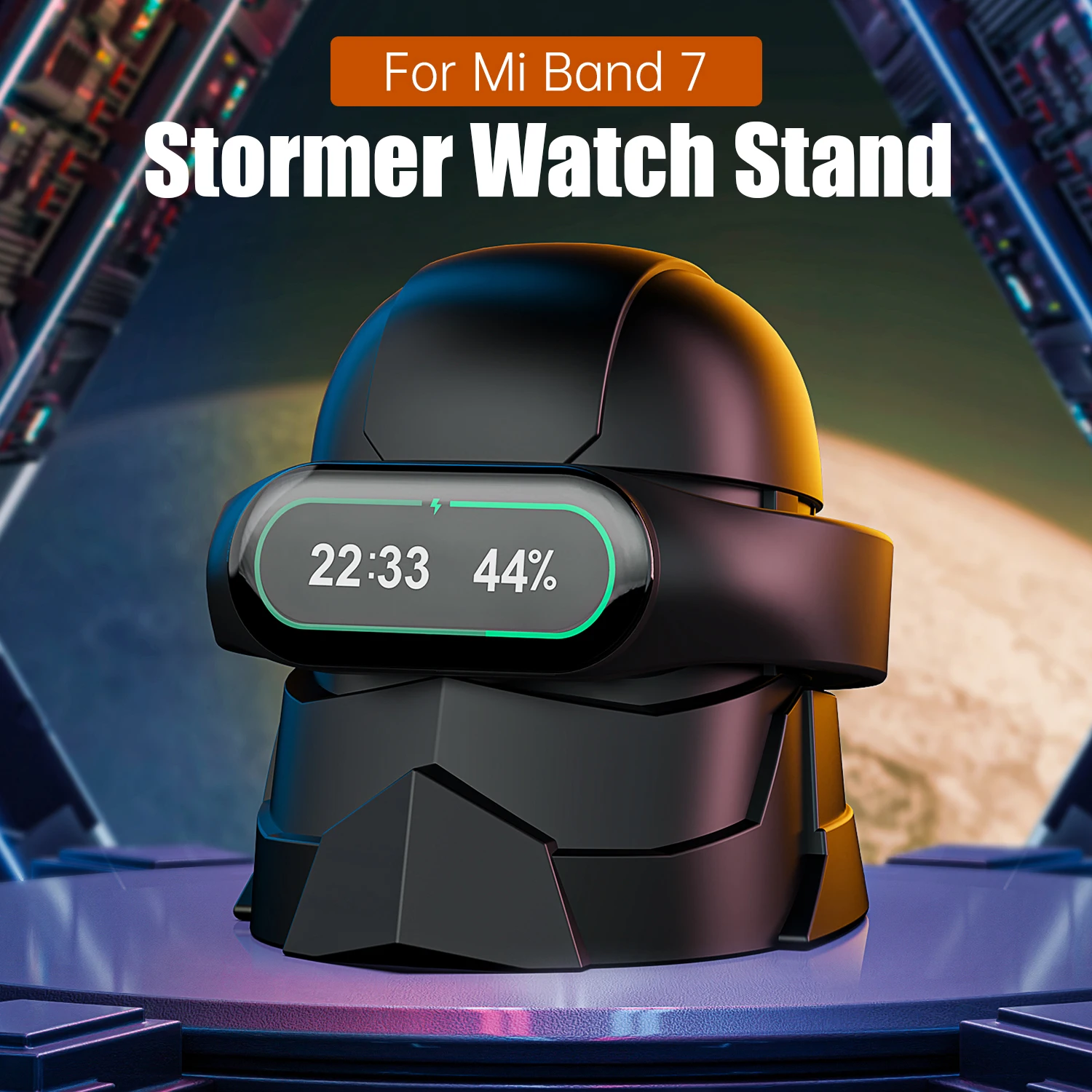 Soporte de cargador de silicona para Xiaomi Mi Band 7, 6, 5, estación de carga de escritorio, Accesorios inteligentes