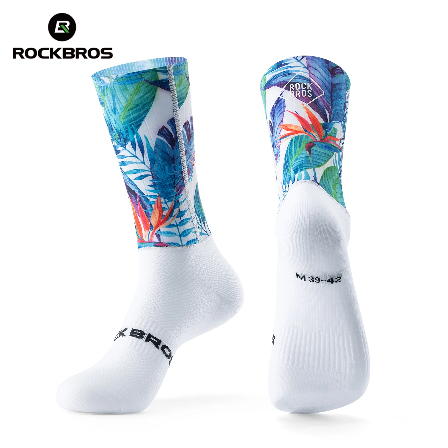 

ROCKBROS Compression Sport Sock Professional Non-slip Bike Socks Bicycle Men Women Sports Socks Racing Cycling Socks