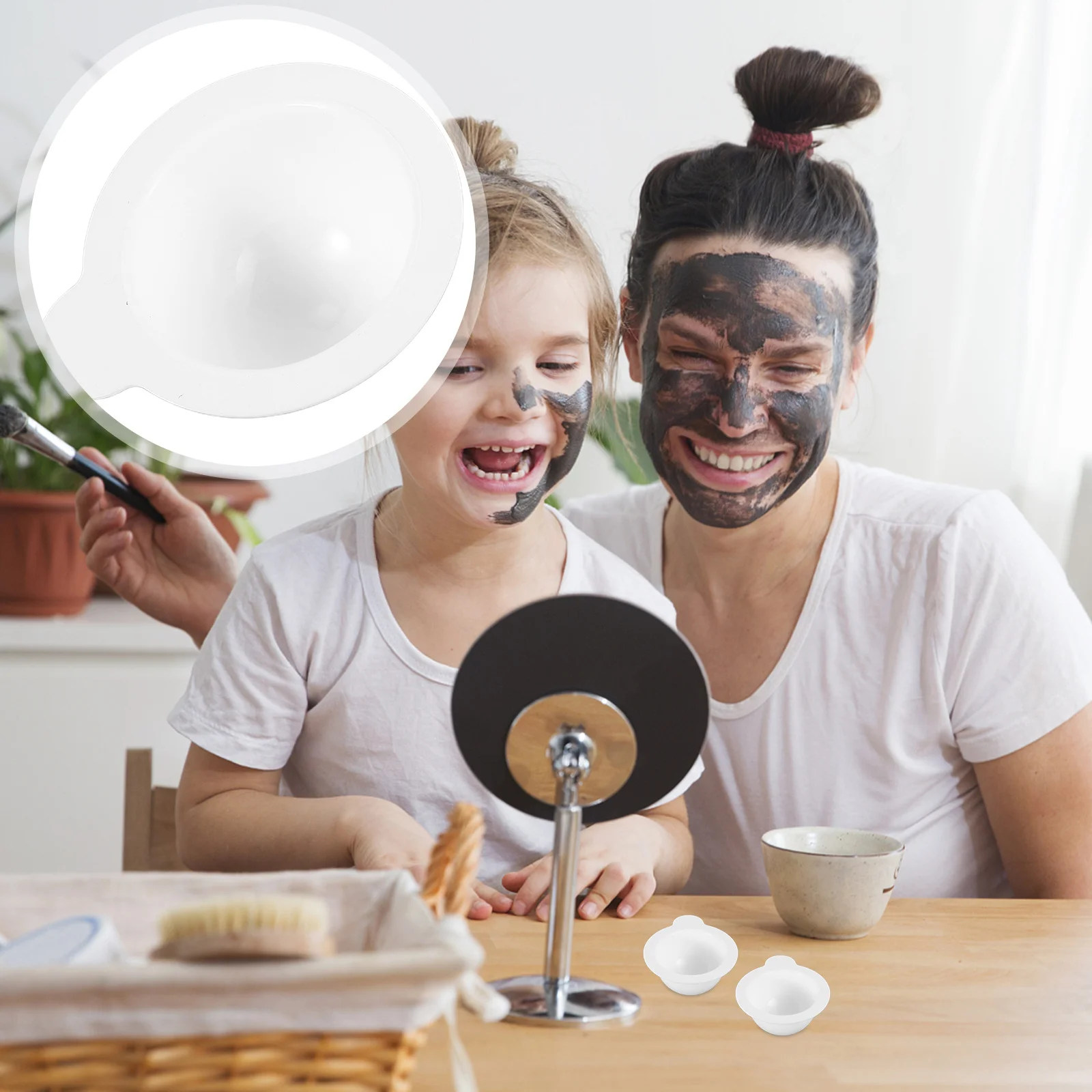 

20Pcs Sample Containers Reusable Mini Cups for Facial Mask Cream Lotion Condiment Storage Lightweight Travel Home Organization