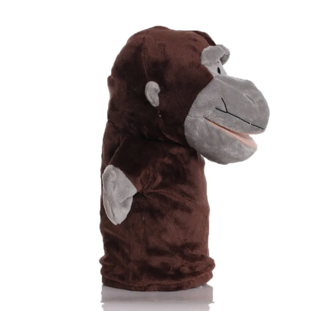 Muñeca de juego, marioneta de mano de Animal relleno, muñeca de mano bonita de dibujos animados, mono, muñecas tranquilizadoras interactivas para bebé