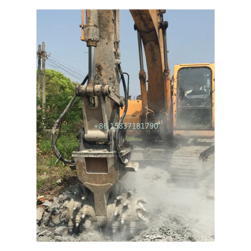 YG Chain Drum Cutter Attachments Hydraulic Milling Machine Construction Project Rotary Drum Cutter Milling Machine for Poland