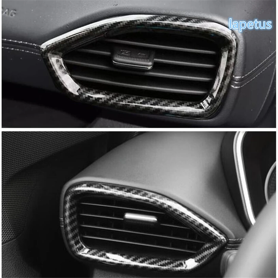 Front Head Light Lamp Switch Button / Air Conditioner Vent AC Outlet Cover Trim For Hyundai Santa Fe 2019 - 2023 Accessories