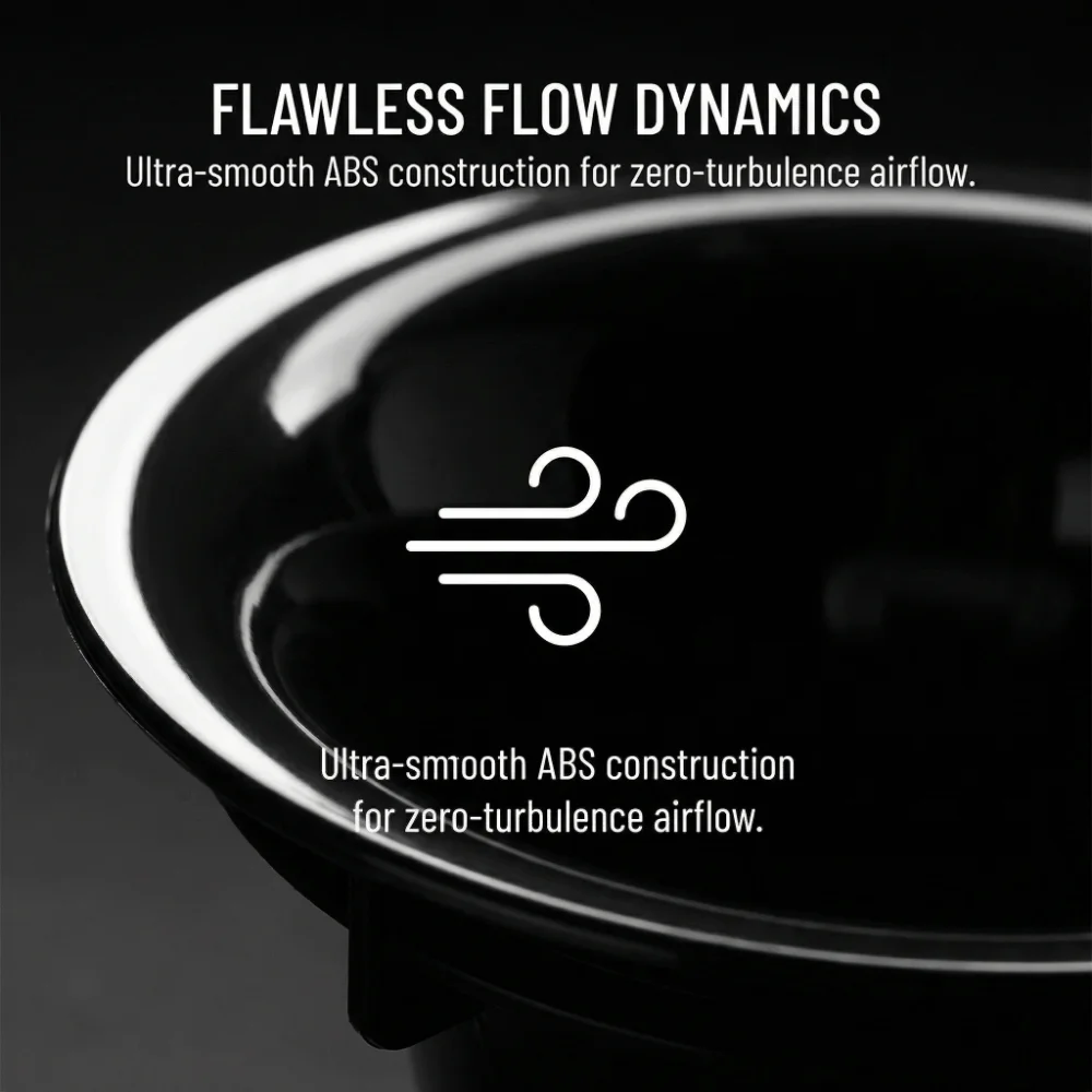 4PCS 76mm Opening x 90mm Height Speaker Inverting Tube Bass Enhancer Subwoofer Air Ports for 4 to 8 Inch Speakers