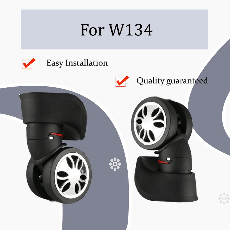 

For W134 【Noise Reduction】 Luggage Wheel Replacement Kit - Heavy-Duty ABS Luggage Wheel Repair Toolkit