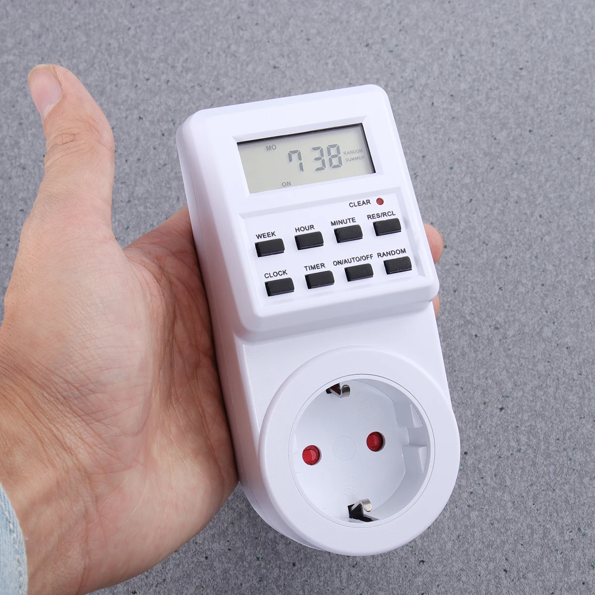 الموقت المقبس متر مخرج طاقة داخلي المكونات في مراقبة الجهد احتياطية للأجهزة الكهربائية