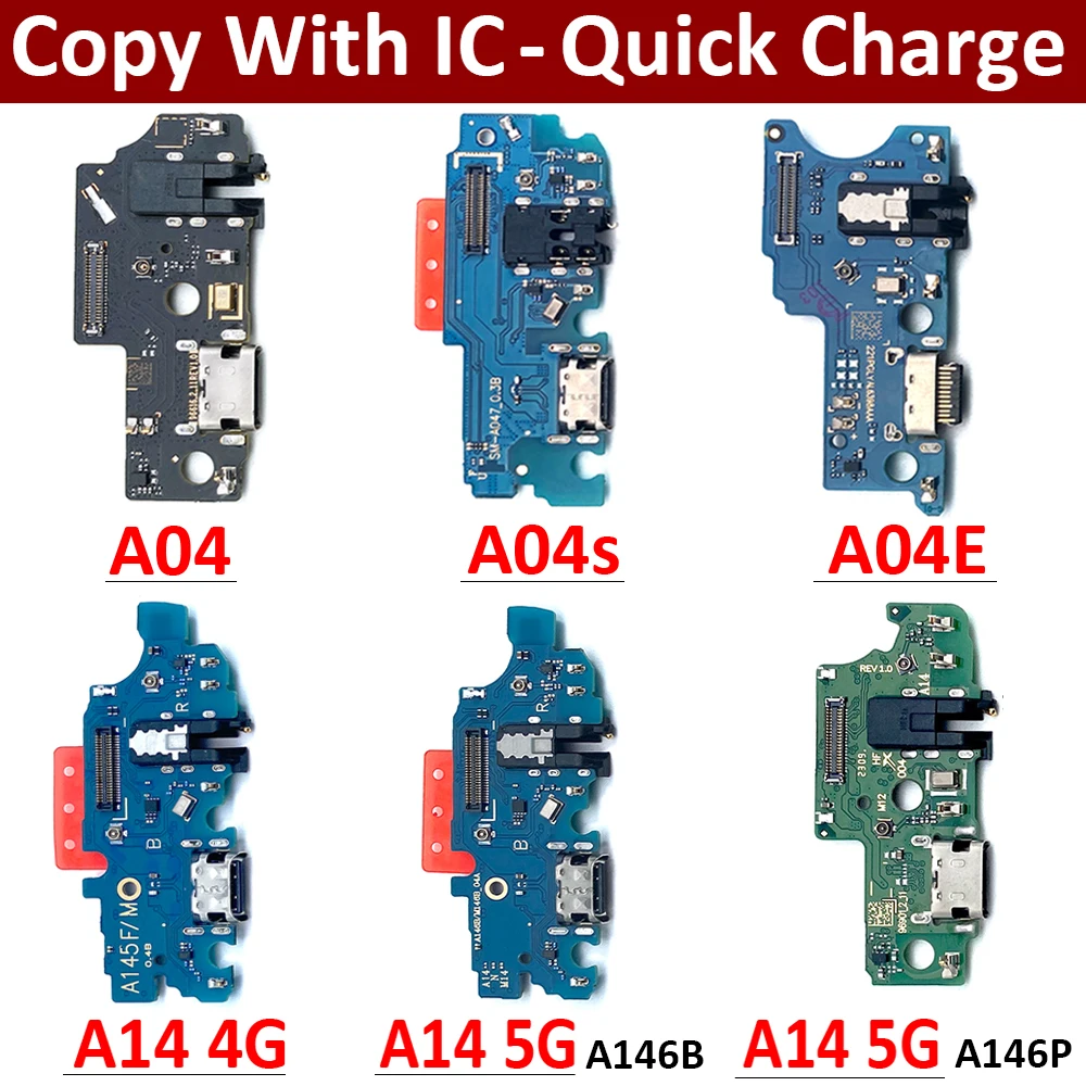 For Samsung A04 A04s A04E A14 A33 A53 A23 A24 A34 A05 A05s A15 4G 5G Dock Connector USB Charger Charging Board Port Flex Cable