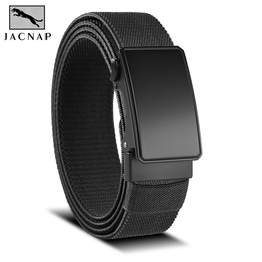 

Новый эластичный тактический ремень для гольфа, металлическая автоматическая пряжка, прочный эластичный нейлоновый мужской военный ремень, 115-135 см