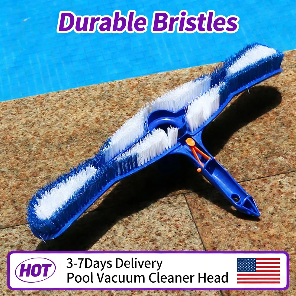 

Swimming Pool Cleaner Tool 20 Inch Pool Vacuum Head Brush Swirl Adapter Efficient Cleaning for Home School Pool Easy Attachment
