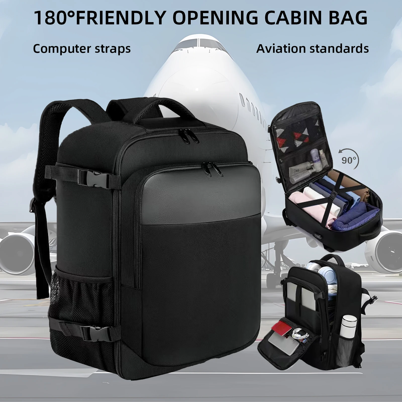 40x20x25 トラベルバックパック、ラップトップバックパック、ユニセックス。多機能バッグ、スクールバッグ、大学、トレッキングリュックサック Mochila para homens