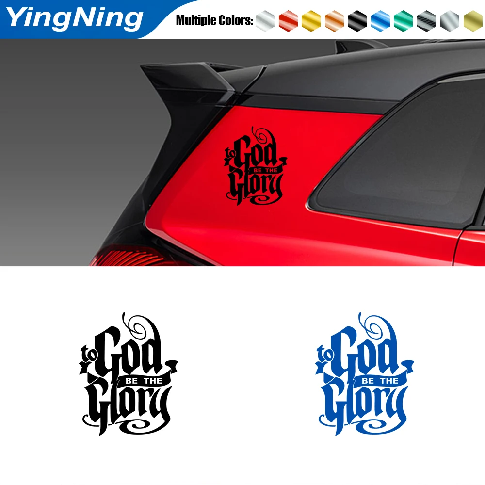 

Auto Reflective Rear Window Sticker Fashion God Glory Pattern Car Decal Sticker Auto Bumper Interesting Vinyl Decal Accessories