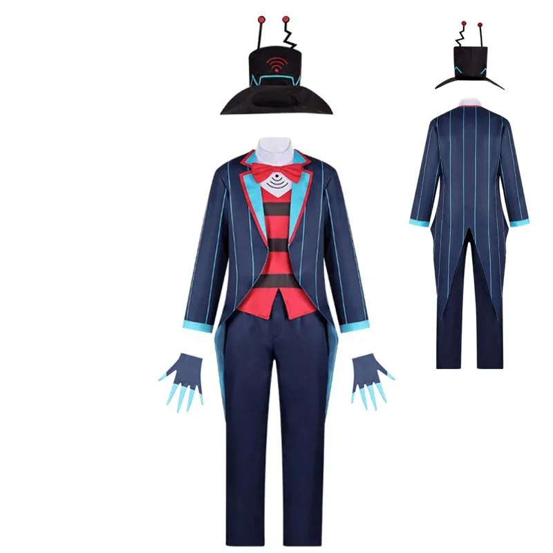 

Костюм для косплея Хэллоуин 3V Vox, аниме-униформа Демона из Hazbin Hotel, комплект для выступлений «3 Vees» — Костюм Демона-Лорда