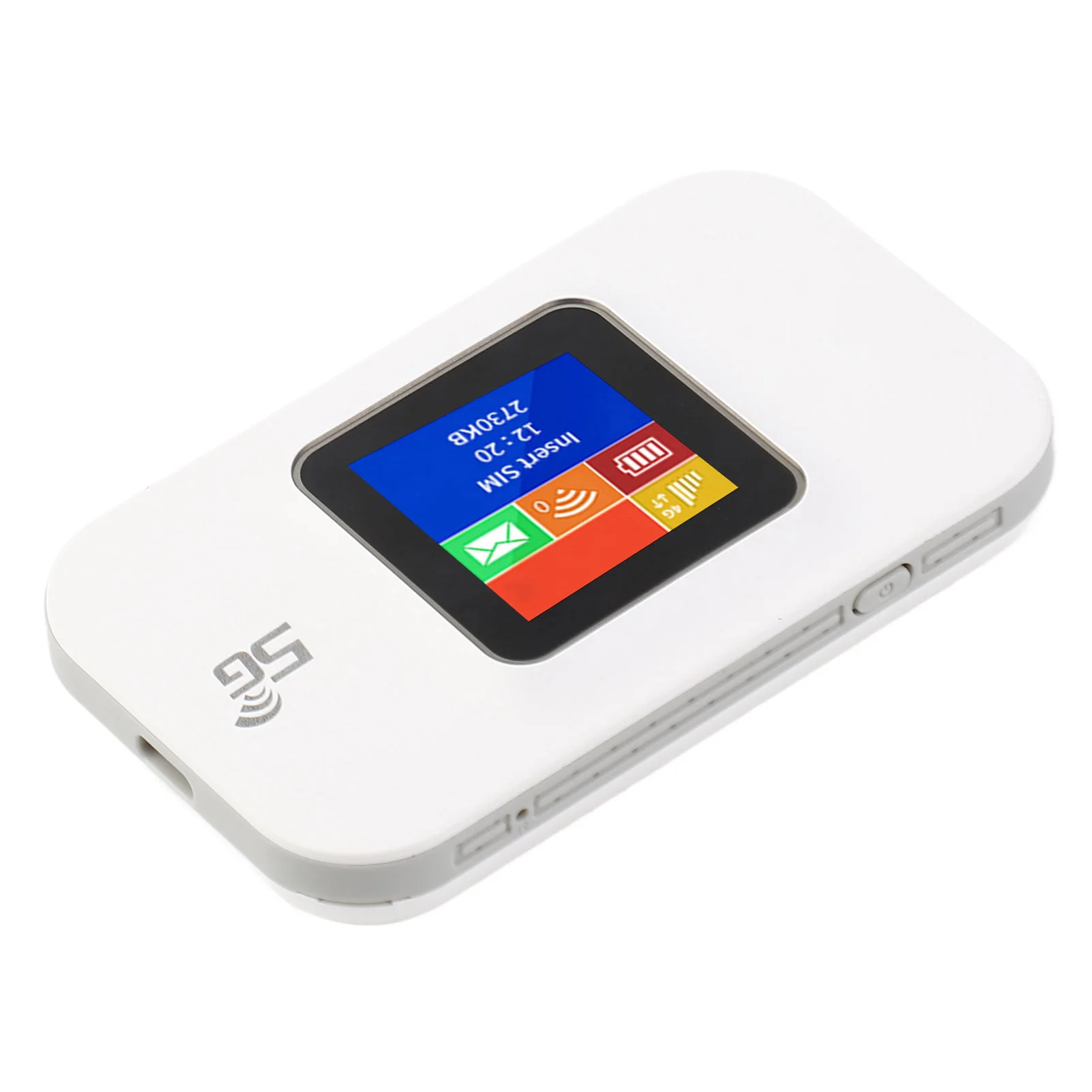 Universal 4G Portable WiFi 1.44in Color Screen Mobile WiFi Hotspot WiFi Router with Micro SIM Card Slot for Phone Tablet Laptop
