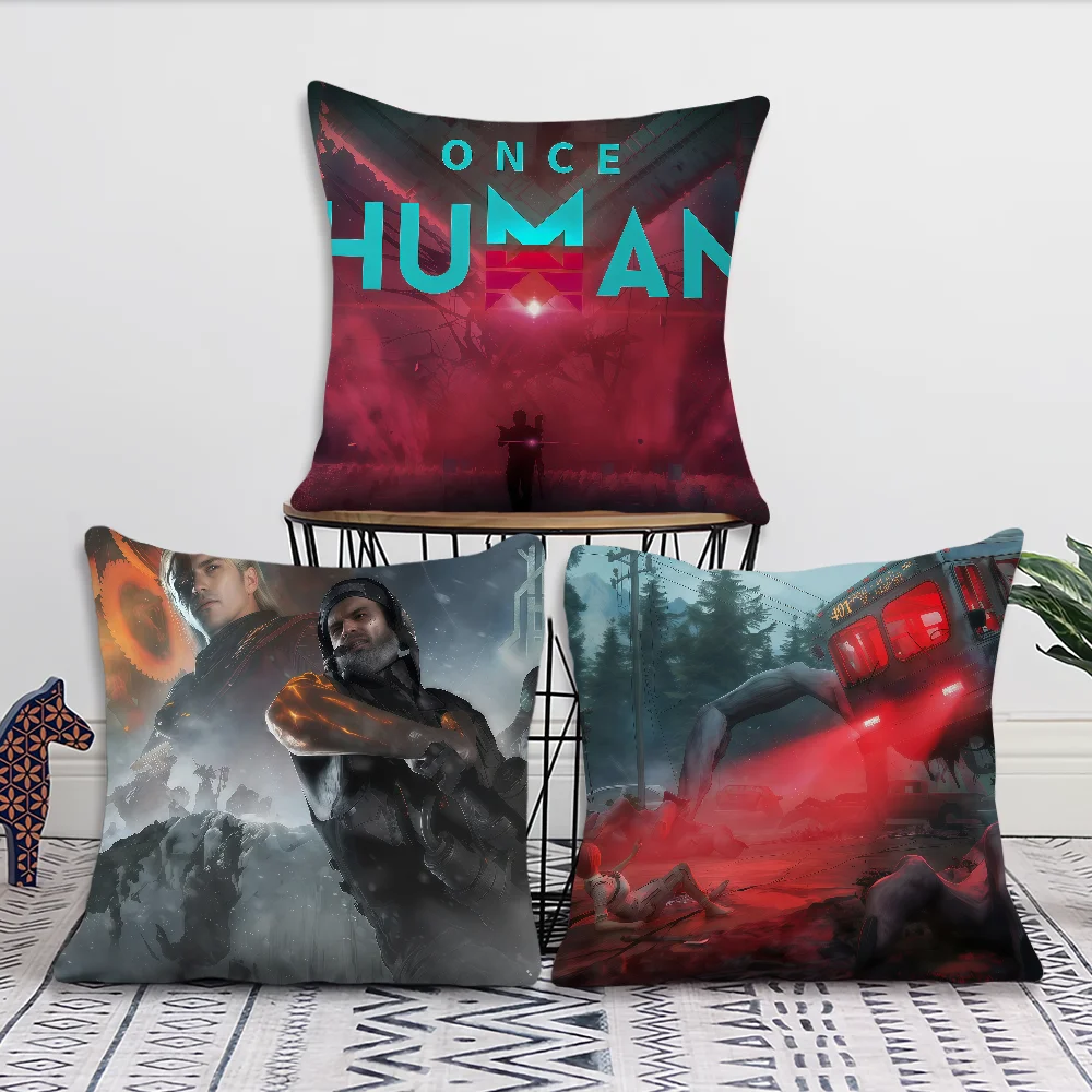 Hot Game O-Once H-Human Cushion Cover For Pillow Printing Sofa Decoration Home Car Room Coffee Shop Office Nordic Simplicity