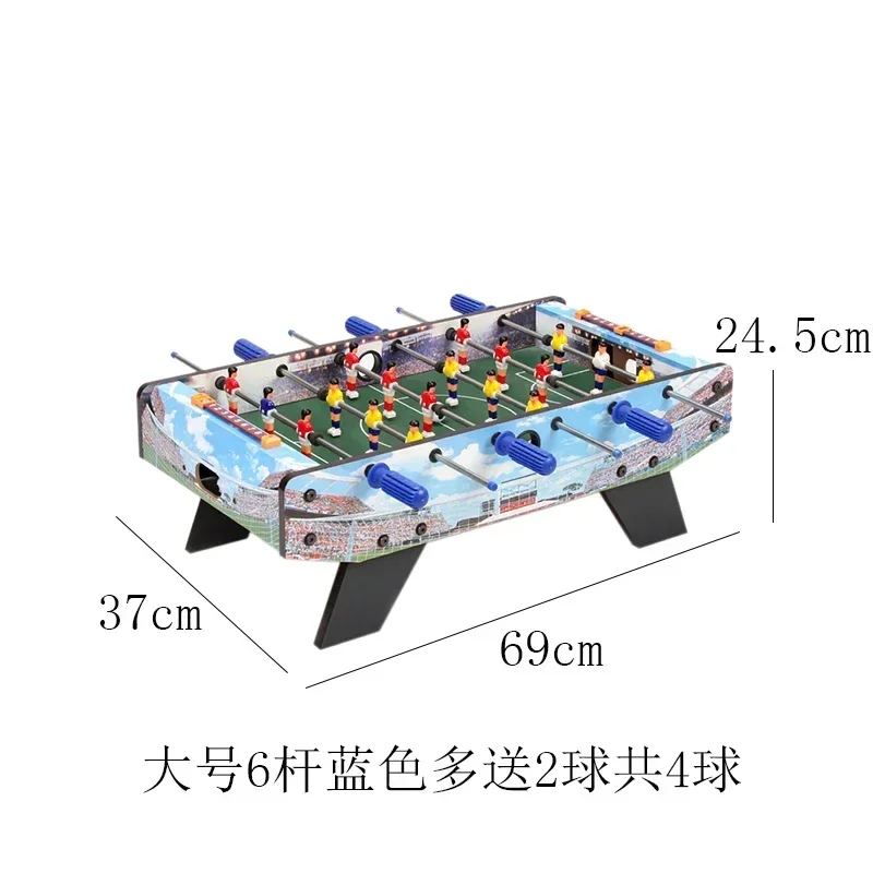 New Six-bar Foosball Machine Parent-child Wooden Football Table Gifts Soccer Table Party PK Game