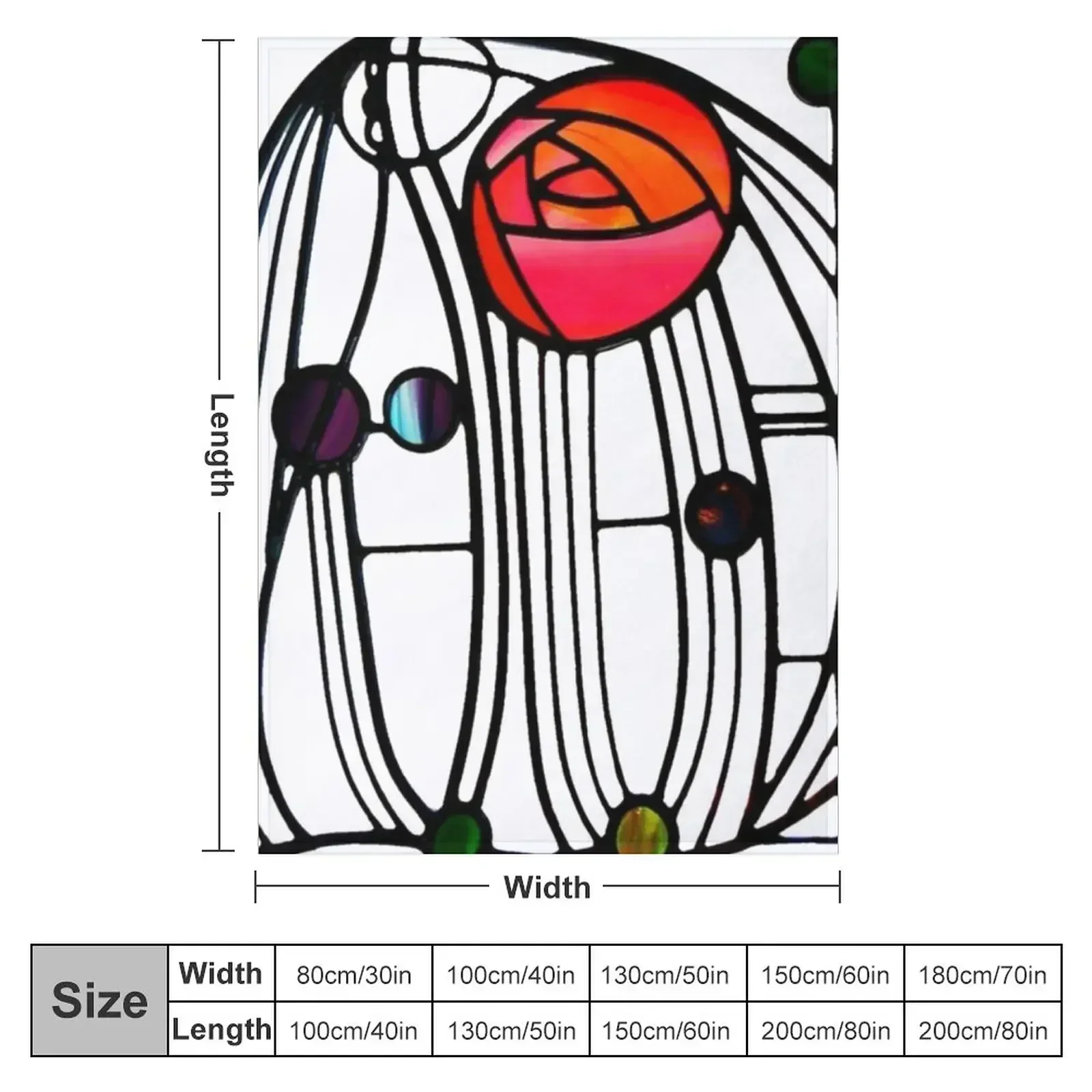 Charles Rennie Mackintosh - Window,No, 01. Throw Blanket anime Blankets For Baby Sofa Throw Softest Luxury Brand Blankets