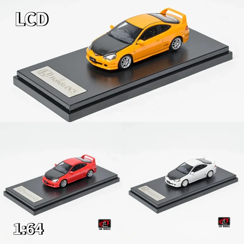 LCD 1:64 Honda Integra Type R DC5 Opening Hood Version Diecast Model Car, Fine Details, Static Collectible For Car Enthusiasts