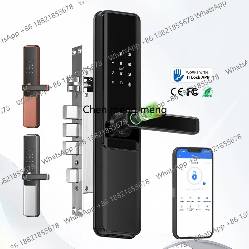 

Smart lock spot direct delivery APP remote control entry door fingerprint door lock