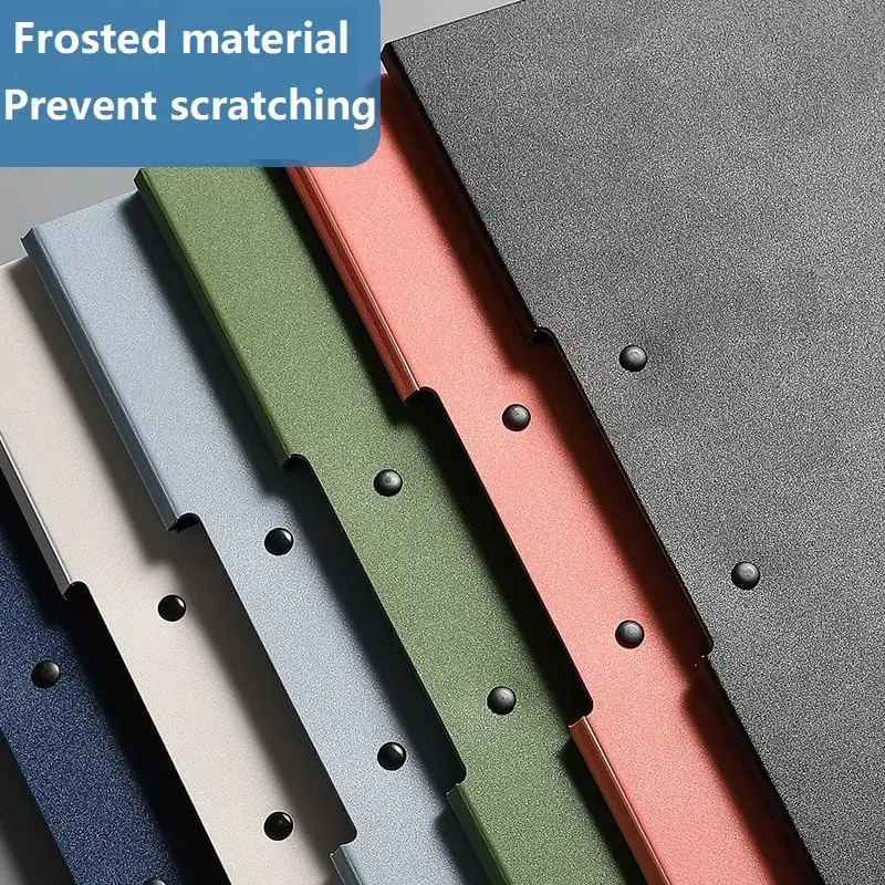 قطعة واحدة من مجلد ملفات A4 مع غطاء - حافظة منظم المستندات للأعمال والمدرسة، لوازم القرطاسية المكتبية، حامل الورق