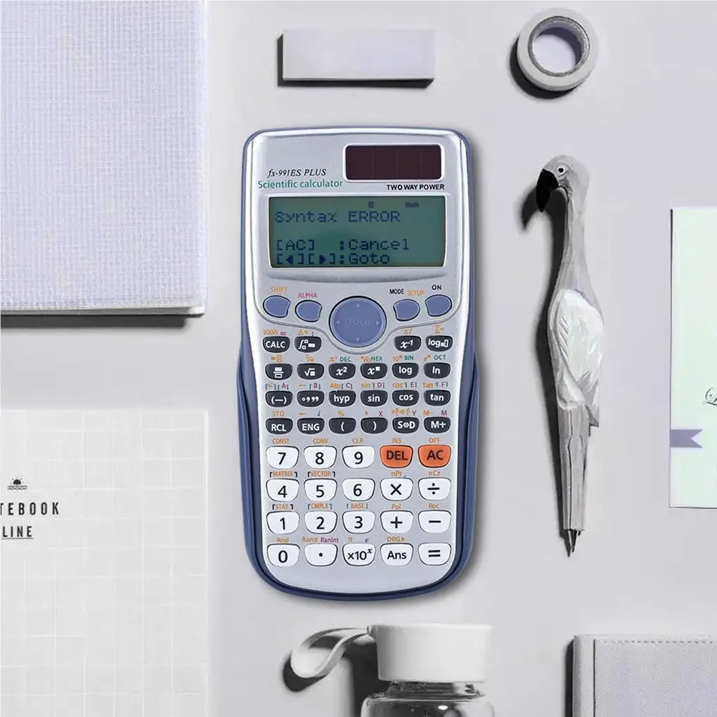 FX-991ES-PLUS Calculadora, 417 Funções, Universidade Ferramenta de Cálculo, Computador, Escola, Escritório, Bateria Coin, Gráfica