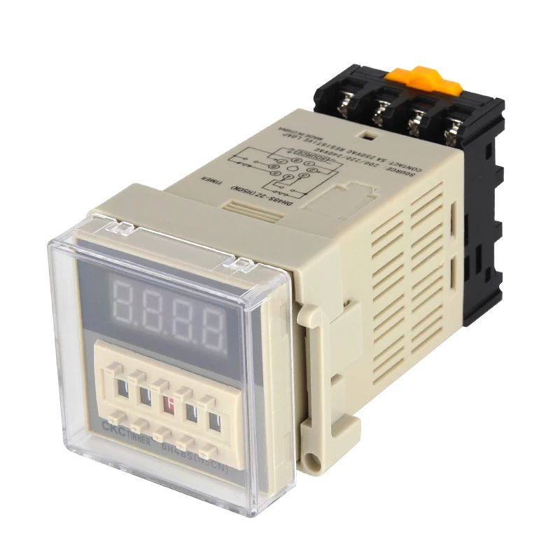 DH48S-2Z AC36V AC220V  AC380V DC12V DC24V 8 Pins DPDT 0.01s-99H99M Programmable Timer Time Relay