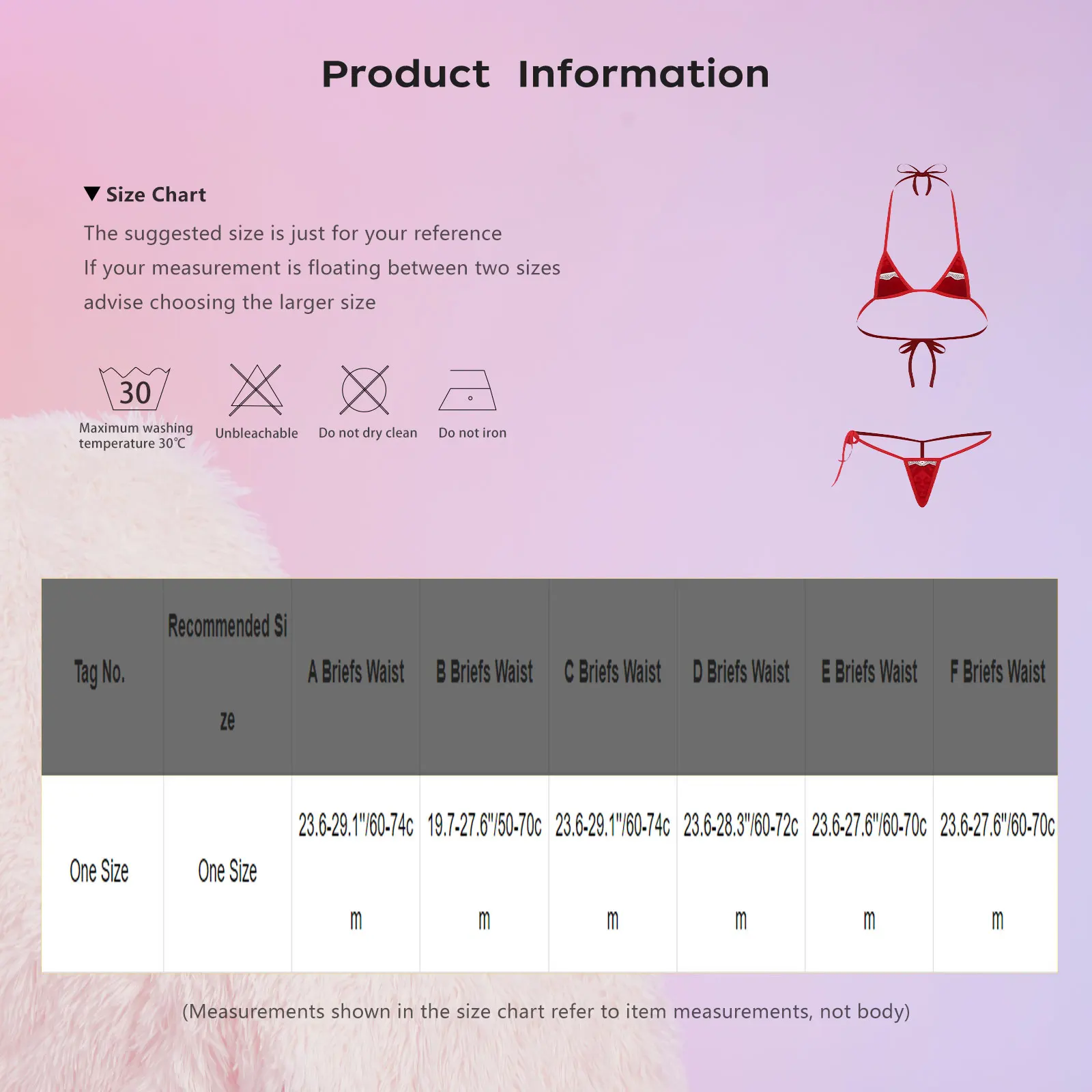 Womens Schoolgirl Maid Uniform Bikini Nightwear Halter Mini Bra Top with T-back Thong Micro Briefs Anime-style Lingerie Outfits - Image 5