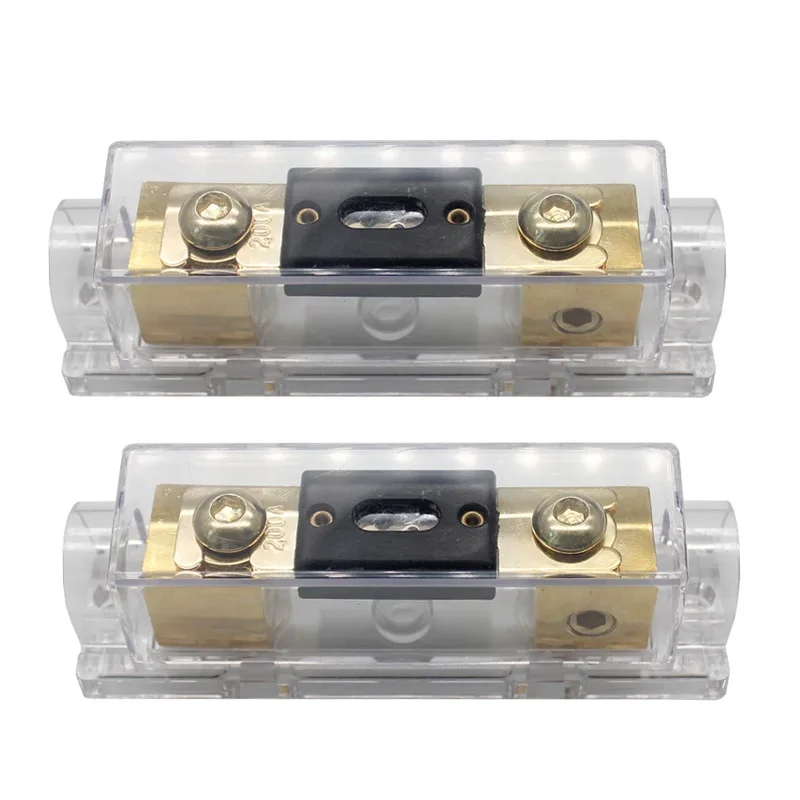 100A 32VDC Transparent Base Automotive ANL Fuse Holder