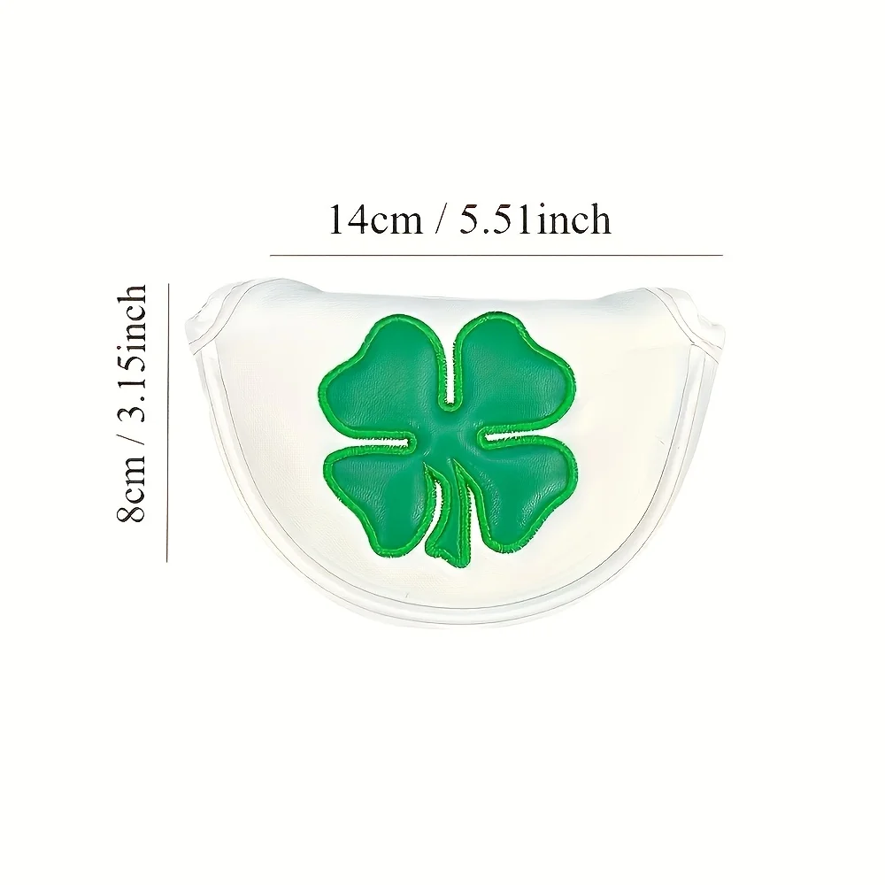 Clover Golf Club Head Cover, Putter PU Material, Wear-Resistant image 6