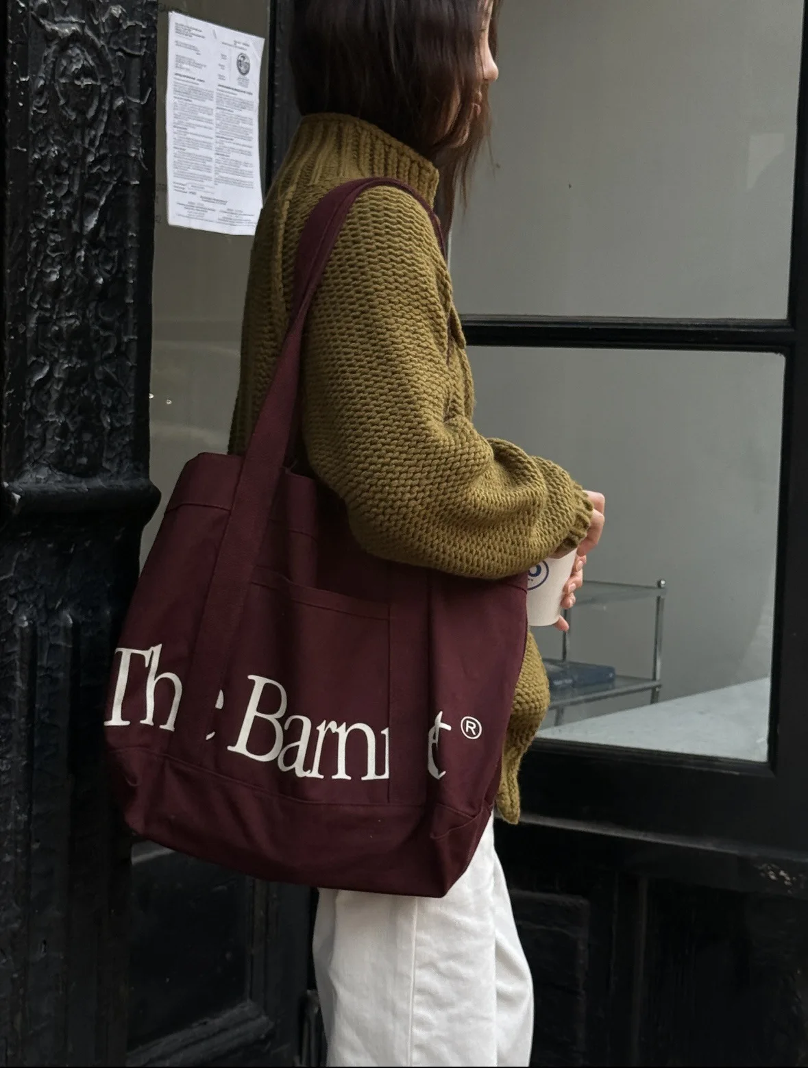 

Retro Casual Letter Environmental Canvas op Bag Tote Bag Thebarnnet Faion Canvas Bag Double oulder Strap Youth
