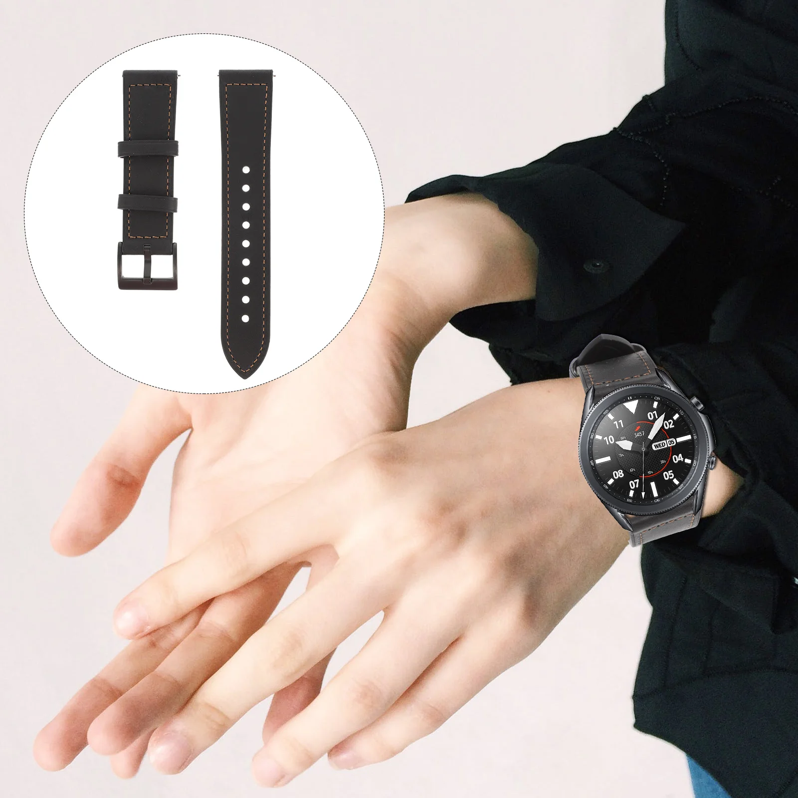 

Watchstrap 22mm Premium Casual Replacement Band Durable Comfortable Stylish for Daily Business Sports Wear Unisex