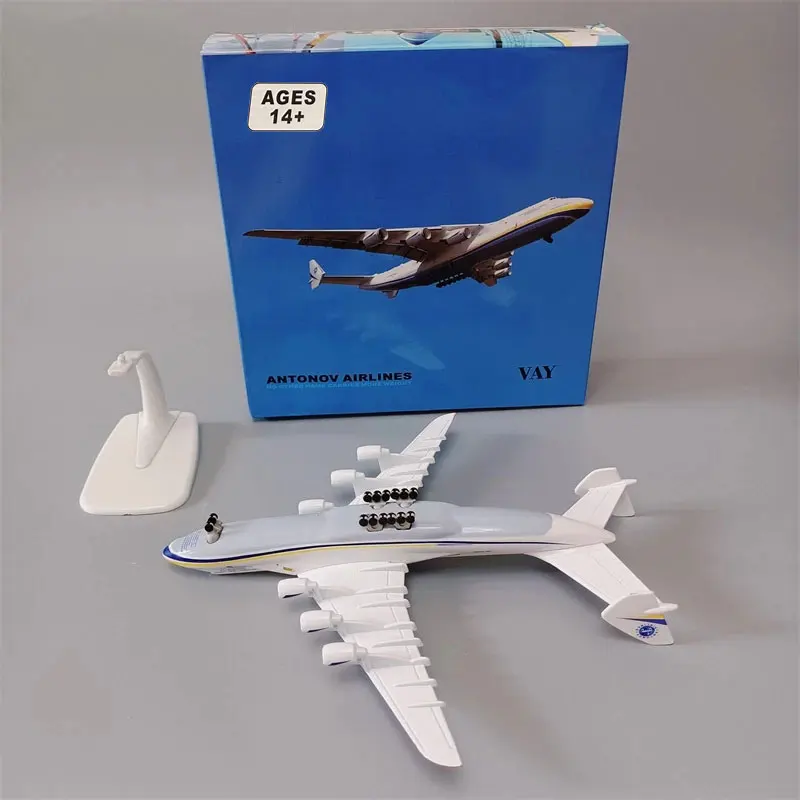 NEW 20cm Alloy Soviet Union AirANTONOV 225 Airlines An-225 Mriya WORLD BIGGEST CARGO Airplane Mode Plane Diecast Aircraft  Toy