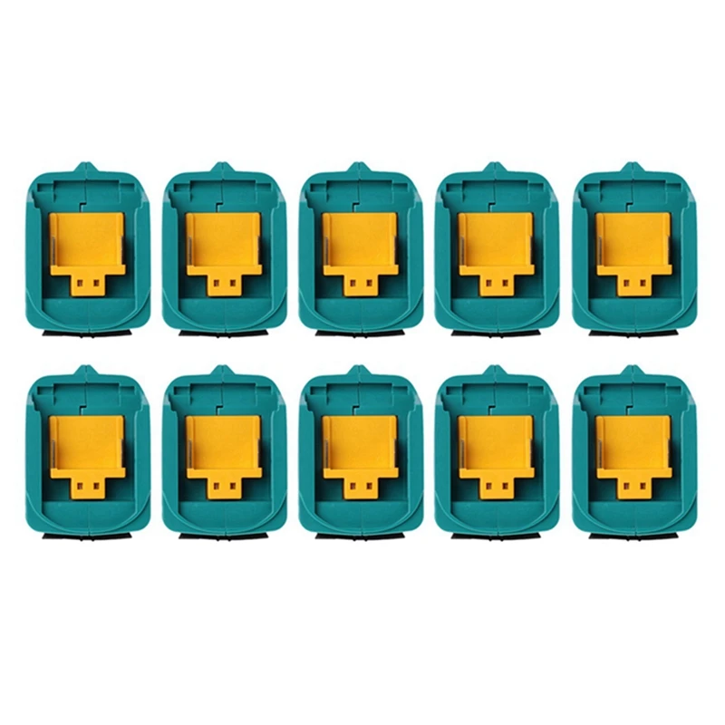 10X USB Power Charging Adapter Converter For Makita Adp05 Bl1815 Bl1830 Bl1840 Bl1850 1415 14.4-18V Li-Ion Battery Blue