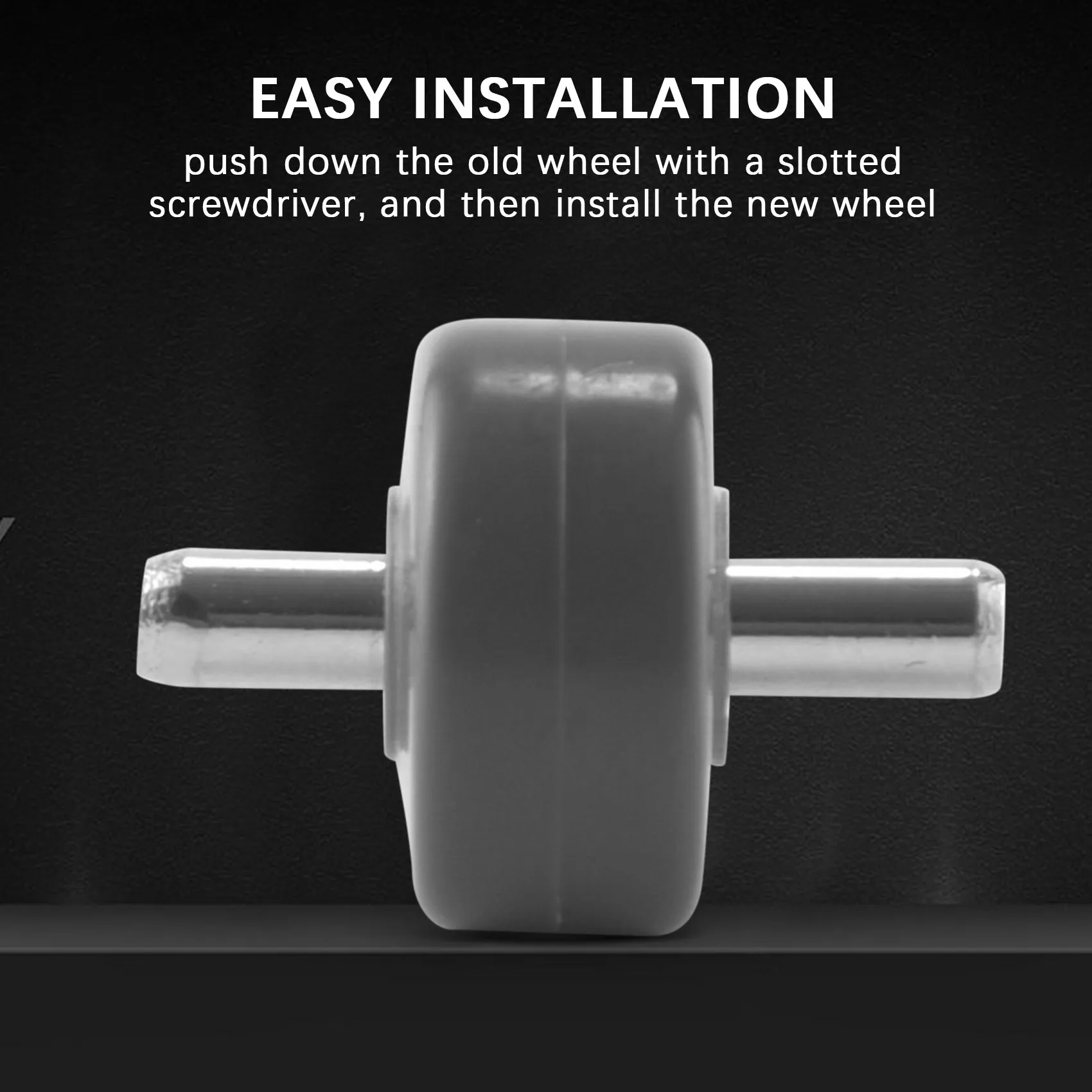 EQAZ-2Set 交換用前輪 Shark 掃除機 NV350、NV351、NV352、NV355、NV356E、NV500、NV501、NV502 など用