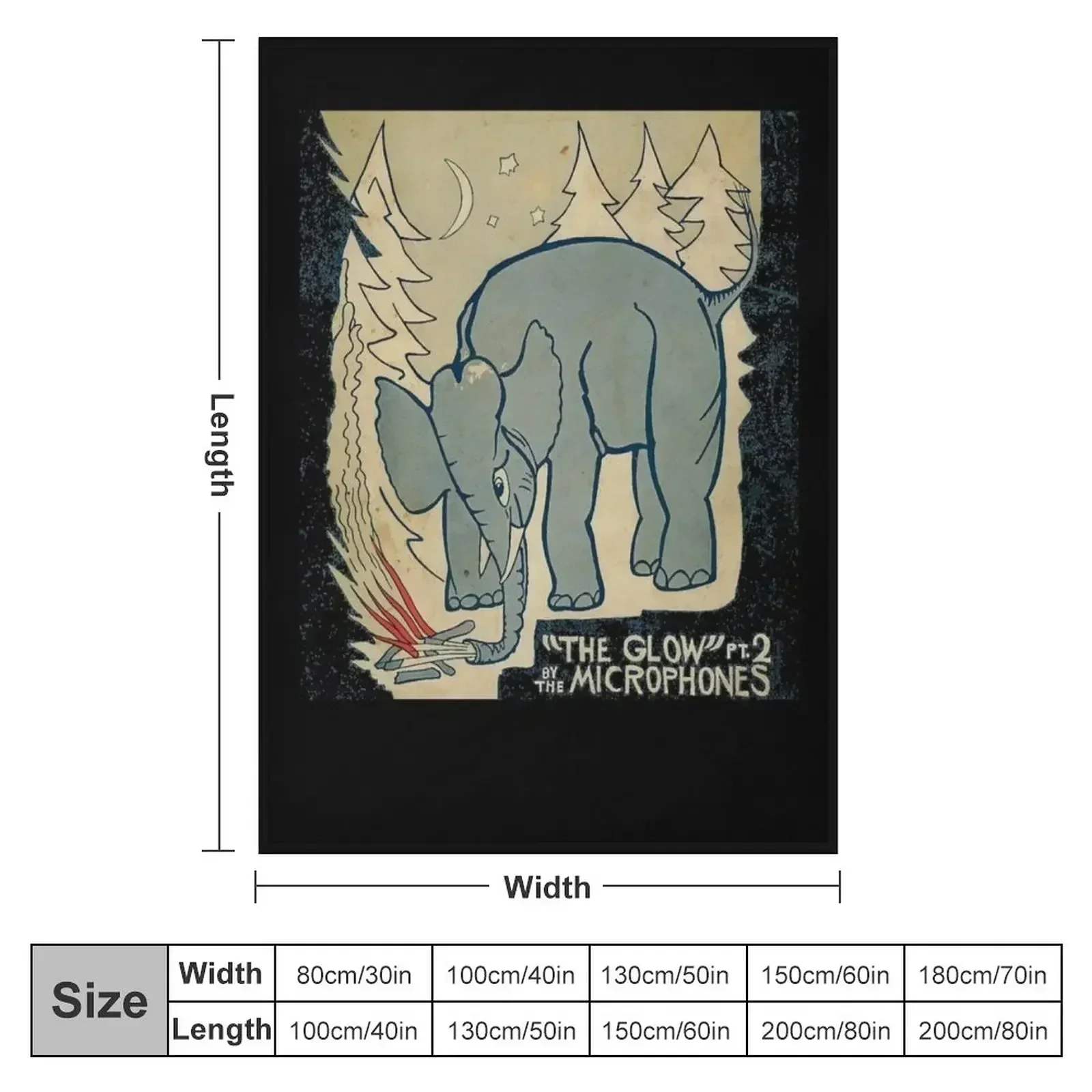 THE MICROPHONES Classic Throw Blanket Kid'S Travel Blankets Sofas Of Decoration Winter beds Furry manga Blankets