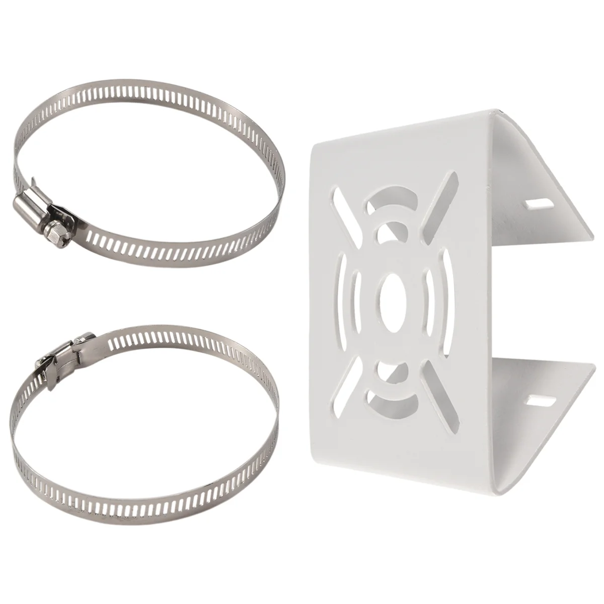 AT16 Universal Vertical Pole Mount Adapter, with 2 Loops, Wall Mounting Loop Bracket