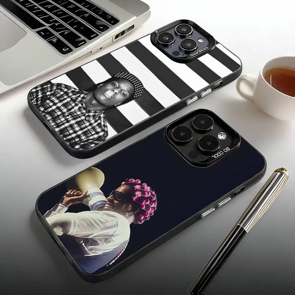 

Popular Rapper ASAP Rocky Phone Case For iPhone 17,16,15,14,13,12,11,Pro,Max,Plus,Mini, Air,SE Anti Fall Matte Hard Bumper