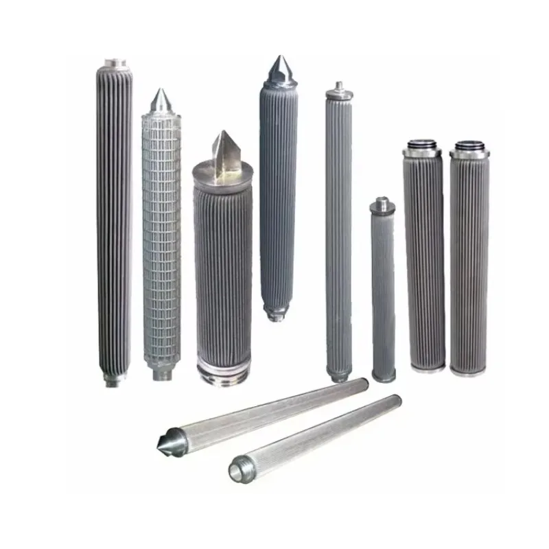 

5Um 10Um Metal Sintered Filter Cartridge for Petrochemical Filtration Stainless Steel Filter Element