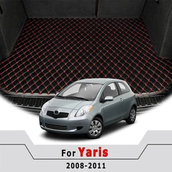 Car Trunk Mats For Toyota Yaris 2013 2012 2011 2010 2009 2008 Cargo Liner Carpets Interior Accessories Rugs Waterproof Covers