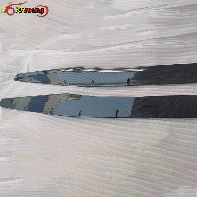 Carbon Fiber Car Side Skirts Underboard For Lambo Gallardo LP550 LP560 LP570 2004-2014