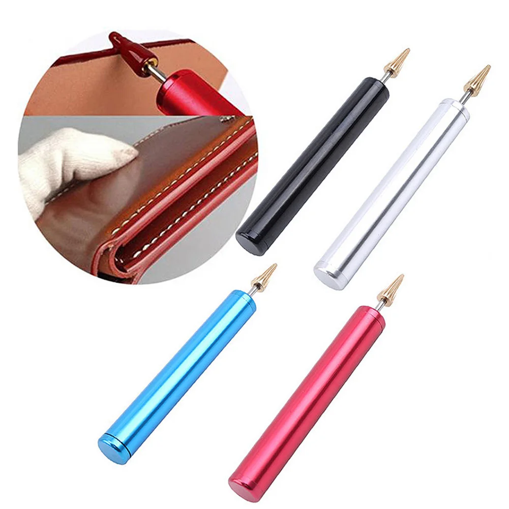 Achieve impressive edge printing on leather and fabrics with this leather edge dye pen Choose from Sliver Black Blue Red