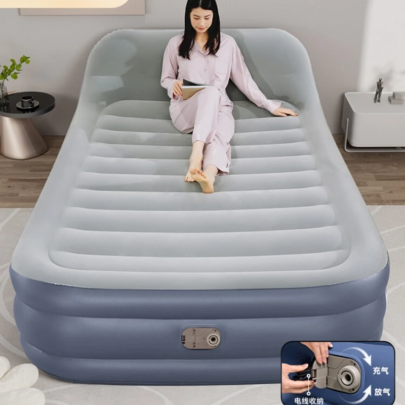 

Air mattress floor bunk household double automatic inflatable mattress outdoor camping