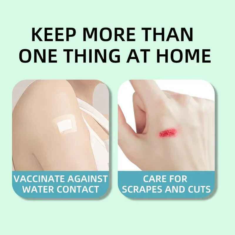 50 PZ 38*38mmTrasparente PU Adesivo Protettivo attrezzatura di sopravvivenza scatola di pronto soccorso bandaid Cerotto Impermeabile Piazza Benda Adesiva