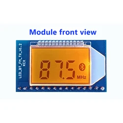 FM Stereo Audio Transmitter Circuit Board Module Bluetooth Forwarding Distance 500m 76-108MHz FM Station Digital Display Module