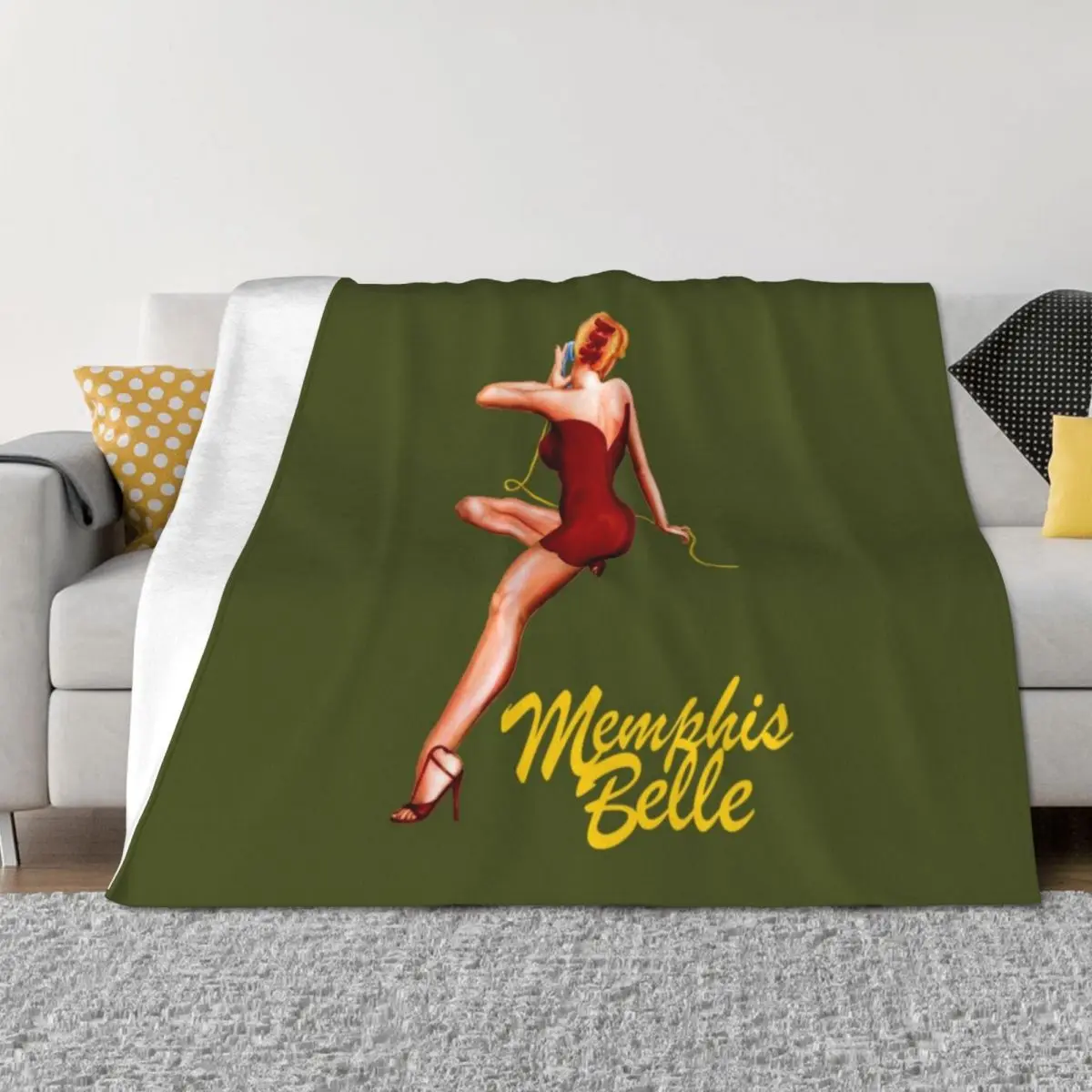 Memphis Belle Throw Blanket Soft cosplay anime Luxury Thicken Single Blankets