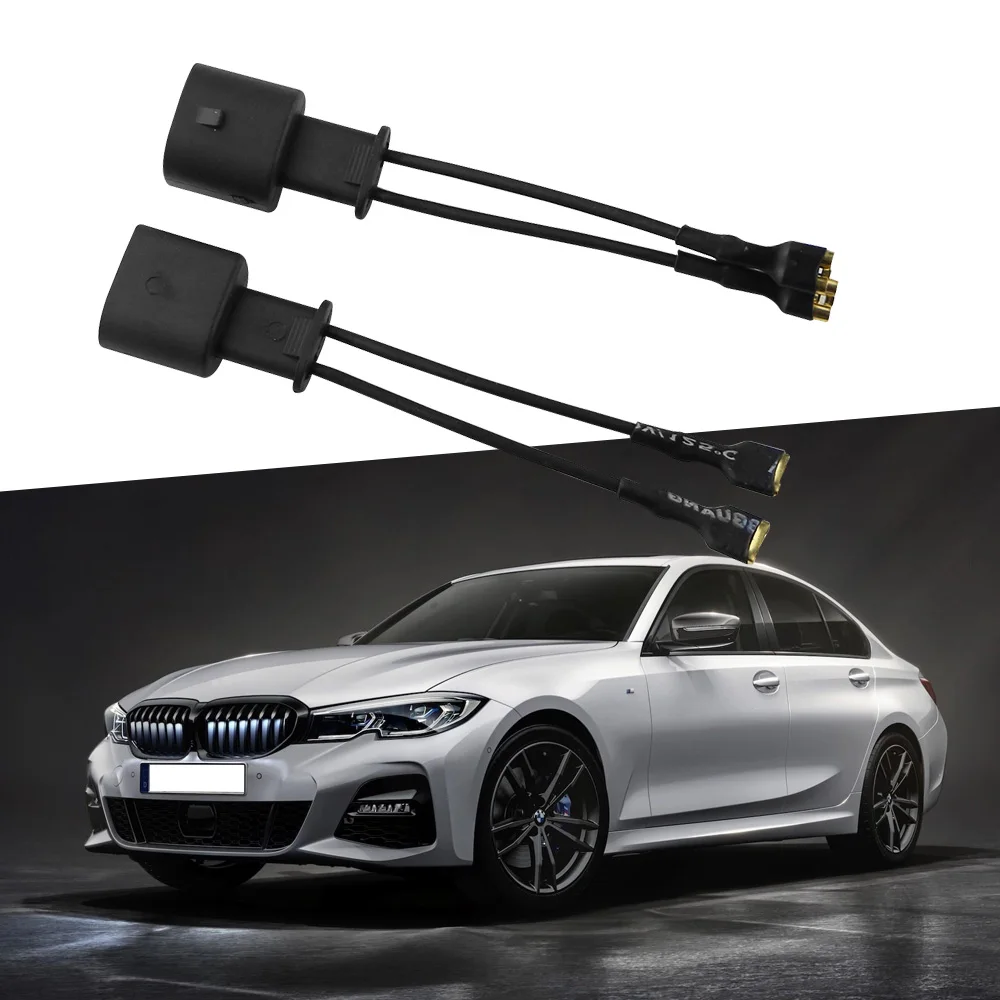 Adaptador de altavoz de bocina de coche, arnés de cableado, enchufe de cola de cerdo para BMW 1 5 Series 2011-2021 3Series 2010-2021 7Series 2008-2021, 2 uds.
