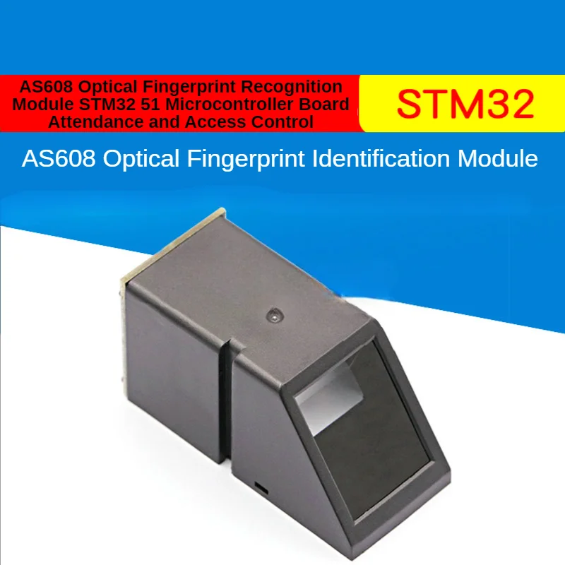 AS608 Optical Fingerprint Recognition Module STM32 51 Microcontroller Board Attendance and Access Control