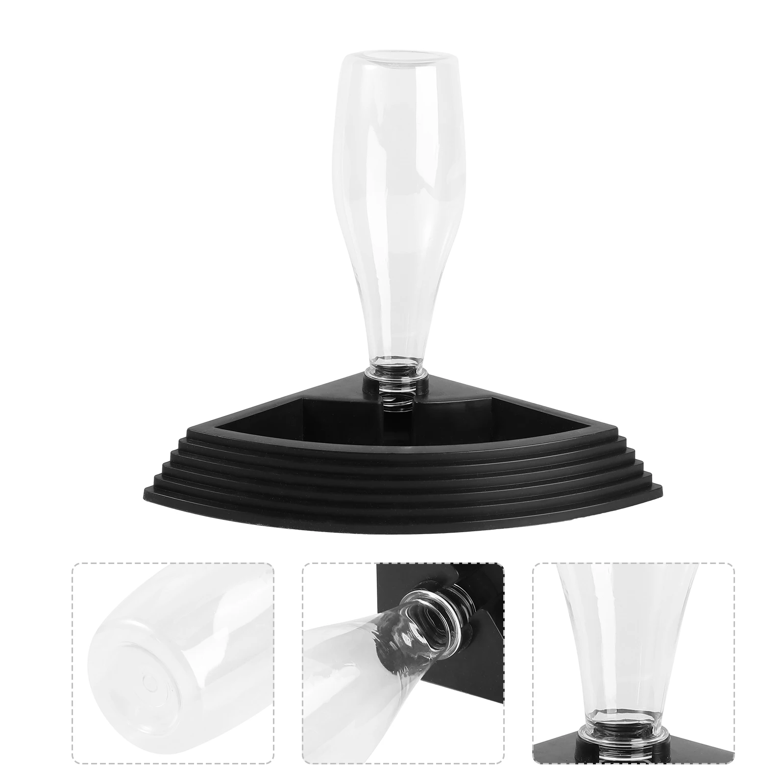 

Reptile Automatic Waterer Smooth Surface Stable Base Triangle Opening Feeding Water Pet Supplies Mini Fountain Reptiles Drinking