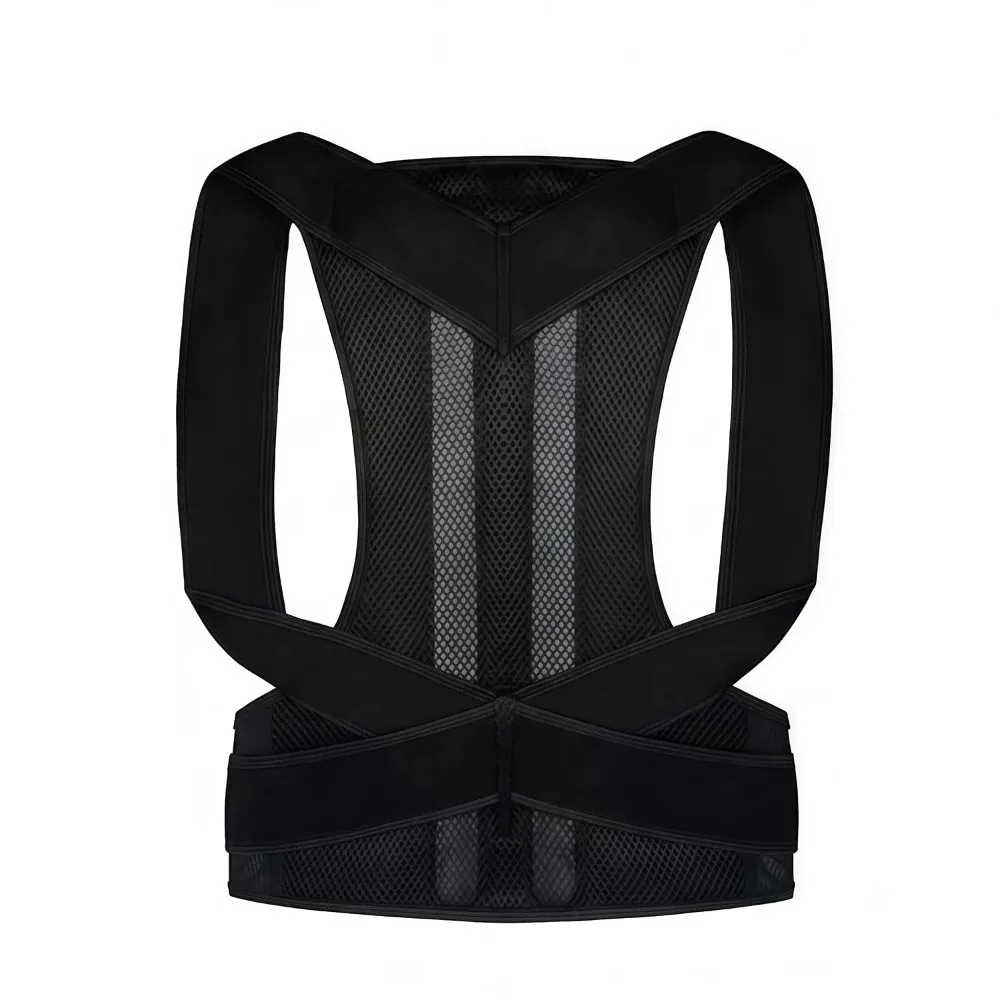Adjustable Full Back Posture Corrector Brace for Men Women Shoulder Straightener Back Pain Relief Scoliosis Hunchback Support L Size gallery 1