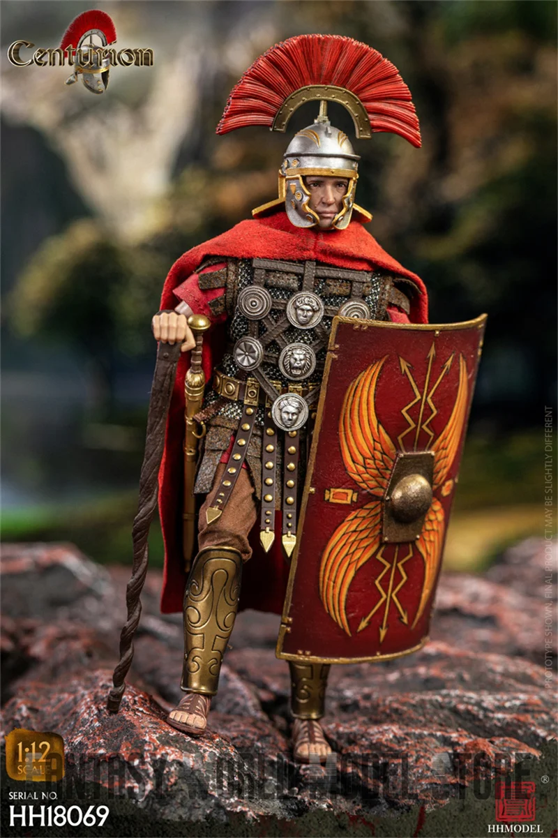 HHMODEL HH18069 HH18070 HH18071 1/12 Scale Imperial Legion Centurion Flagbearer 6'' Full Set Male Soldier Action Figure Model