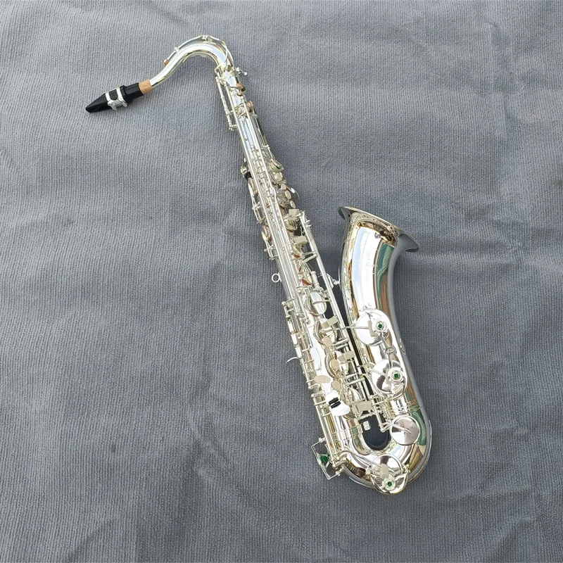 Top YTS-875 Bb professional Tenor saxophone professional-grade tone SILVERING SAX jazz instrument